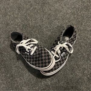 Vans Old Skool Checkerboard Lace Up Sneakers
